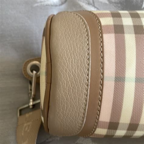 burberry pink nova check lola barrel bag|NWOT Authentic Burberry London Pink Nova Check Barrel .